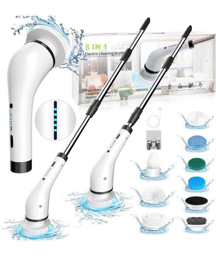 3 in 1 Electric Spin Scrubber Machine